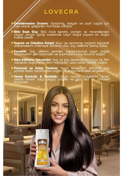 Onarıcı Keratin Şampuan Saç Güçlendirici Onarıcı Besleyici Kırılma Karşıtı Dökülme Karşıtı 250 Ml Tüm Saç Tipleri Onarıcı Keratin Şampuan Saç Güçlendirici Onarıcı Besleyici Kırılma Karşıtı Dökülme Karşıtı 250 Ml Tüm Saç Tipleri