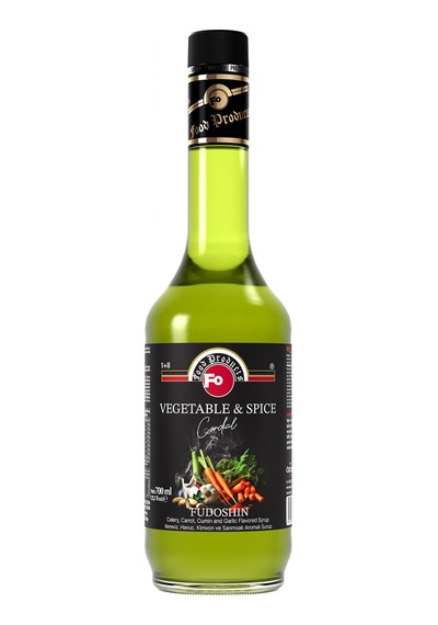 Fo Kereviz Havuç Kimyon ve Sarımsak Aromalı Şurup Fudoshin 700 ML