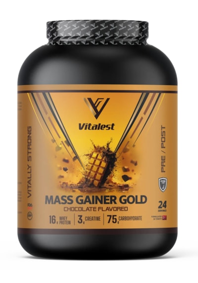 Vitalest Mass Gainer Gold Chocolate Flavored 24 Servis Karbonhidrat Protein Tozu çikolata