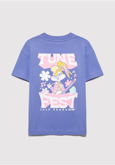 Mavi - Lola Bunny Baskılı Mor Tişört 7610416-70662 Mor
