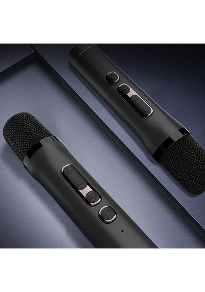Lenyes S856 Rgb Işıklı Mikrofonlu Bluetooth Speaker Hoparlör V5.0 Siyah