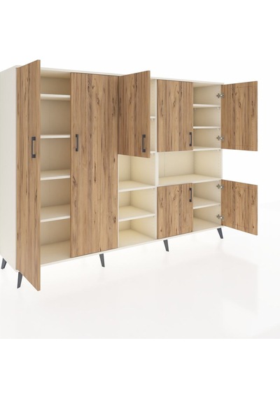 Hyperion Dolap 13 Raflı 7 Kapaklı 220x44x163 Aytaşı-çam/aytaşı Atlas Çam/aytası - Aytası Hyperion Dolap 13 Raflı 7 Kapaklı 220x44x163 Aytaşı-çam/aytaşı Atlas Çam/aytası - Aytası
