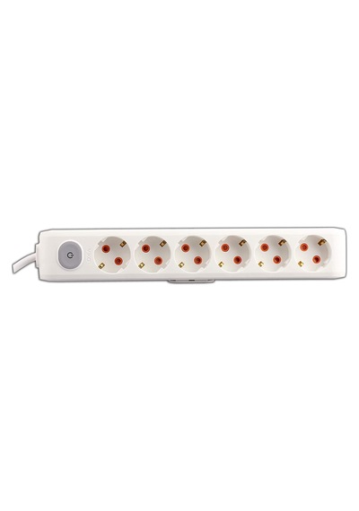 Multi-let Altılı Priz Anahtarlı Topraklı Kablolu Çocuk Korumalı 2 Mt 1