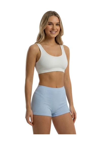 Sensu Kadın Üçlü Fitilli Modal Şort Model-2 Model-2
