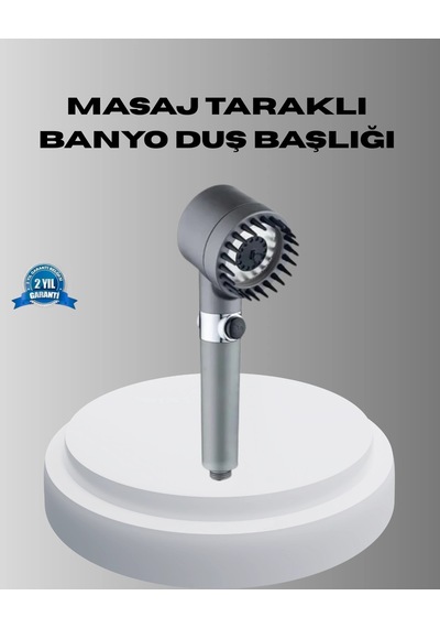 Hubrendy Tekno Spa Etkili Masaj Uçlu Duş Başlığı Ergonomik Tasarım Diğer