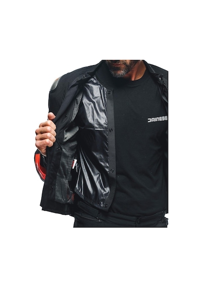 Dainese Energyca Air Tekstil Mont Kırmızı - Siyah
