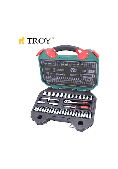 Troy 26100 Lokma Anahtar Takımı (40 Parça. Metrik)