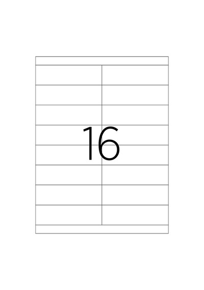 Tanex Tw-2216 Laser Etiket 105X35 MM