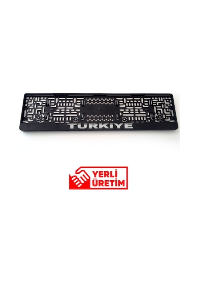 2 Adet Kabartmalı Gümüş Yaldız Baskılı Türkiye Plakalık 287399764
