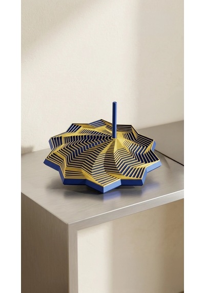 Eclipson Skyward 3d Baskı Geometrik Topaç Dönen Stres Oyuncağı Spin Top