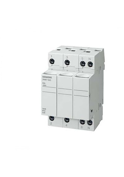 Siemens 3nw7033 Silindirik Kartuş Sigorta Yuvası 3x32a 10x38mm