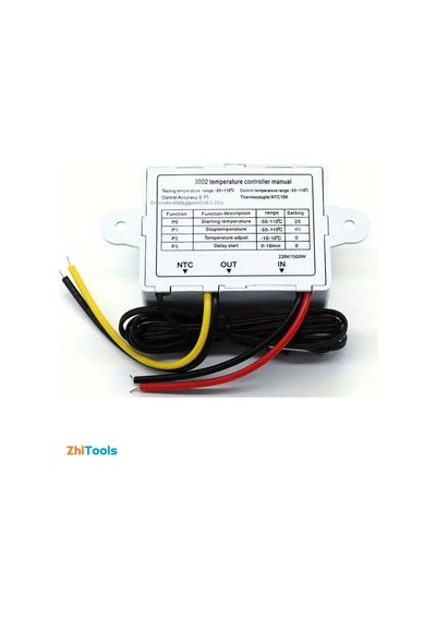 Zhltools Dijital Termostat Xh-w3002 Led Ekranlı Sıcaklık Kontrol Cihazı 220v