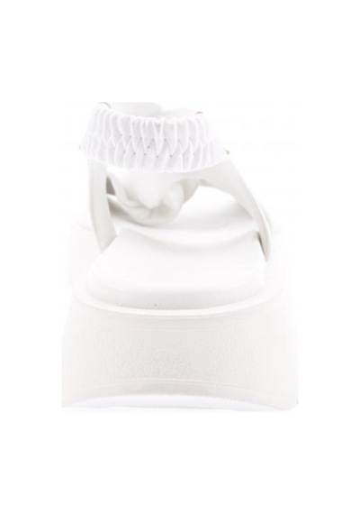 Dgn 4848-22y Kadin Kalin Bantli Sandalet 4848-2027-R0198 Beyaz