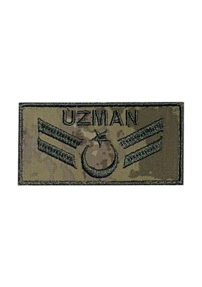 Terrien Özel Üretim Taktiksel Parça Tekstil Ürünü Giyim Süsü Single Sword Tsk Kombat Rütbe Nakış Çok Renkli