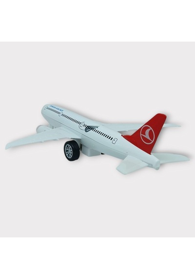 Çek Bırak Metal Yolcu Uçağı - 18 Cm