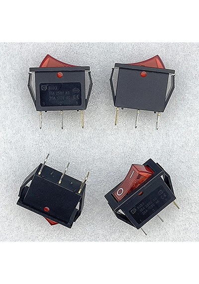 Ic-113 Dar Işıklı Anahtar On-off 3p