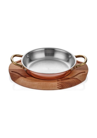 Mm Bakır Yumurta Sahanı 14 Cm +nihale Bakır