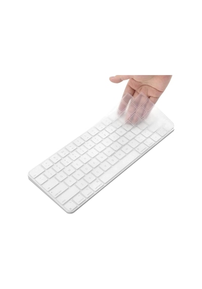 Klavye Koruyucu Apple Uyumlu iOS  Magic Keyboard-3 Uk-tr A2449 A2450 İle  Silikon Kılıf 001