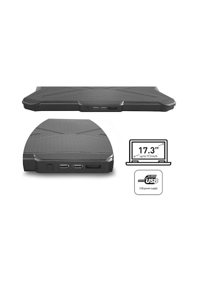 Rampage AD-RC8 Showy 15" - 17" RGB Tek Fanlı Notebook Soğutucu