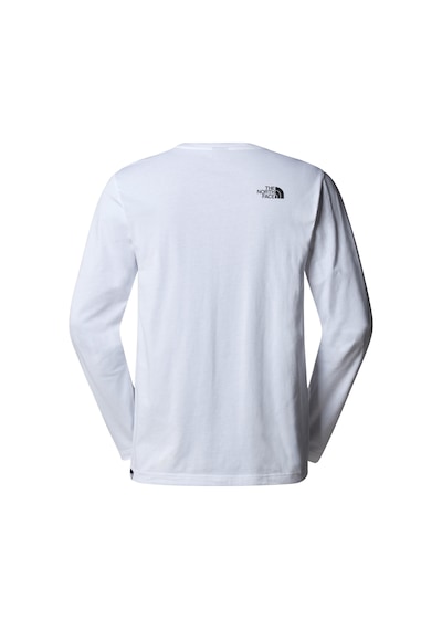 The North Face M L/s Simple Dome Tee Erkek Sweatshirt-28935 - Beyaz