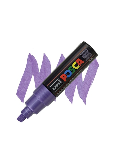 Uni Posca Marker Pc-8K 8.0 Mm Metallic Violet