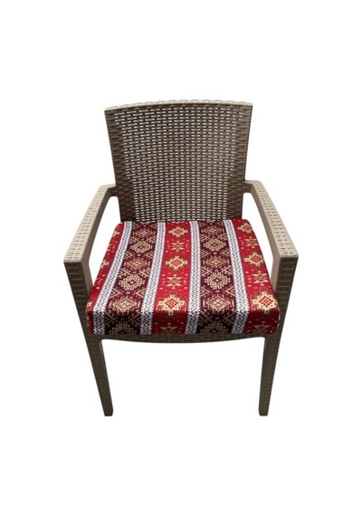 Sandalye Minderi Döşemelik Şark Köşesi Minderi,yer Ve Sandalye Koltuk Minderi 50x50x8 Kırmızı 4 Adet Mavi