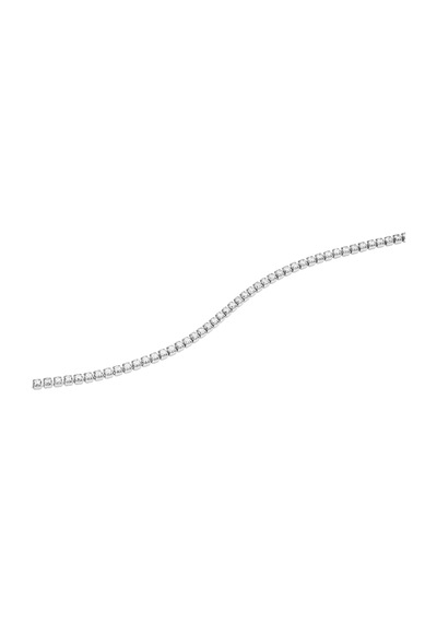 Classic Tennis Bracelet Silver Silver
