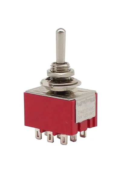 Ic-148a 9 Pin Ø6mm On-off Toggle Switch Mts-302
