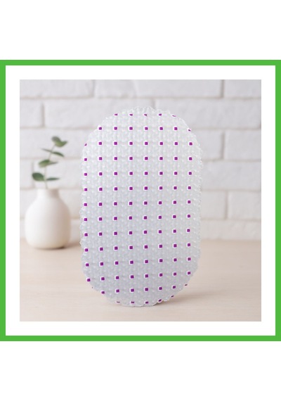 Vaveni Oval Eko Pvc Kaydırmaz Banyo Paspası Arz Çok Renkli