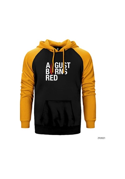 August Burns Red Gri Renk Reglan Kol Sweatshirt / Hoodie