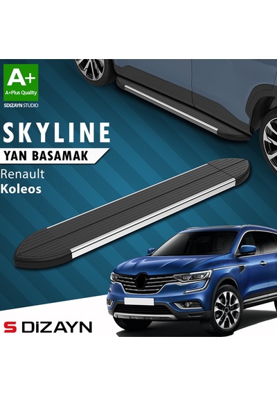 S-dizayn Renault Koleos 2 Skyline Krom Yan Basamak 163 Cm 2016 Üzeri A+ Kalite