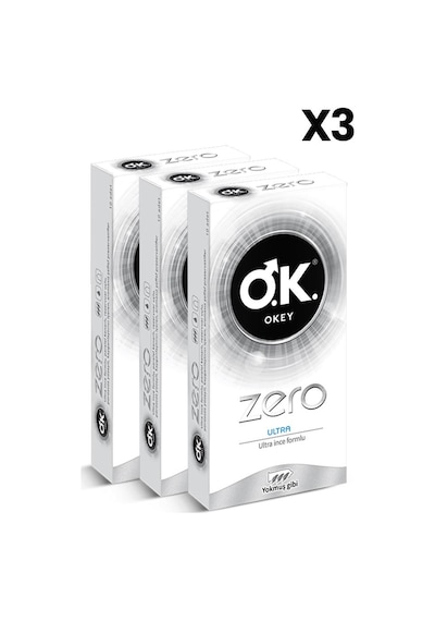 Okey Zero Ultra Prezervatif 3 x 10'lu