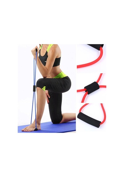 Pilates Direnç Lastiği Egzersiz İpi Elastik Pilates Halatı Yoga İp