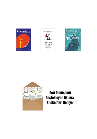 Gayrimenkul + Siyah Votka + Eve Yüzerken + Okuma Sticker'ları