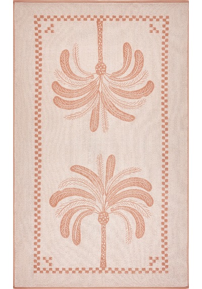 Özdilek Sun Palmera Plaj Havlusu 90x150 Cm Terrecota