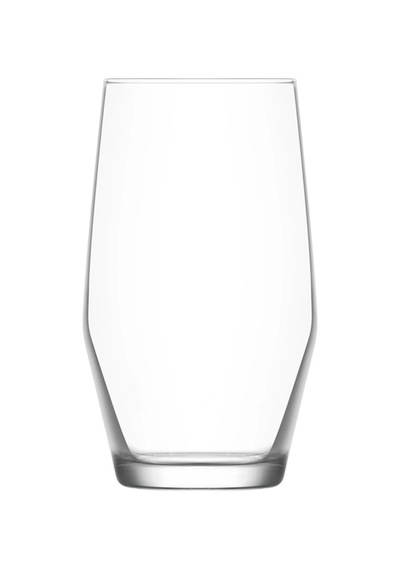 Lav Ella Cam Meşrubat Bardağı 6'lı 495 ml (Büyük Su Bardağı/Kokteyl Bardağı )