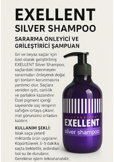 Exellent Silver Şampuanı