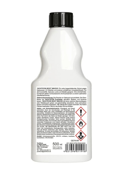Yachticon - Tekne Pasta Cilası Wax 500 Ml : Tek Adımda Göz Kamaştıran Parlaklık Ve Tuzlu Suya Karşı Zırh Kalkanı
