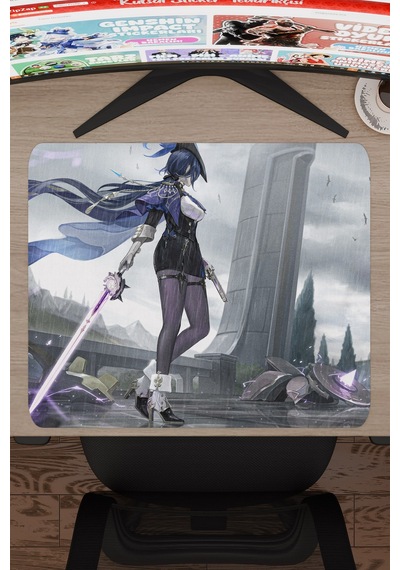 Clorinde Genshin Impact Anime Gacha V1 - 48x40 Xl Gaming Mouse Pad Fare Altlığı