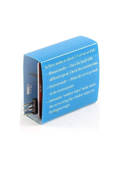 Servo Motor Hız Kontrol Servo Test Cihazı Esc Tester - 3 Kanal