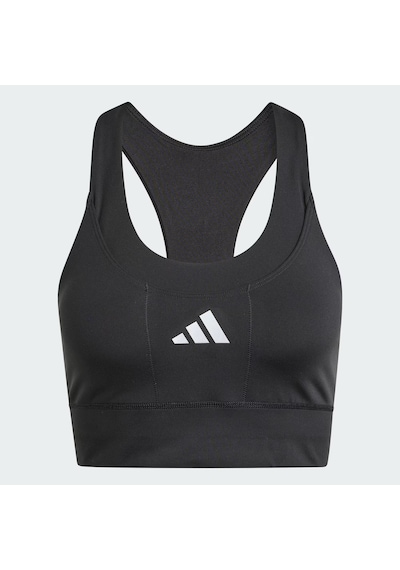 Black Adidas Kadın Koşu - Yürüyüş Sporcu Sütyeni Bra Adi365 Pkt Bra Ka2797 Siyah