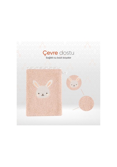 Lexroo Nakışlı Bebek Ve Çocuk Banyo Kesesi Bunny 15x21 Cm