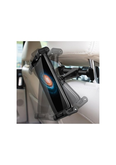 Tr Oto Koltuk Arkası Telefon Tablet Tutucu Ayarlanabilir 360 Derece Dönebilen Pratik Stand Genel
