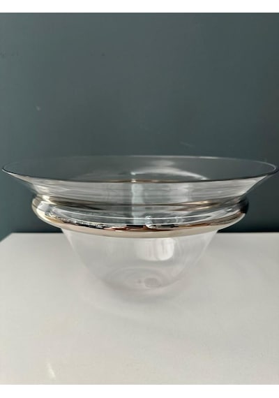 Decorıum Cam Kase Dalıa Platin 30 Cm M06446 P