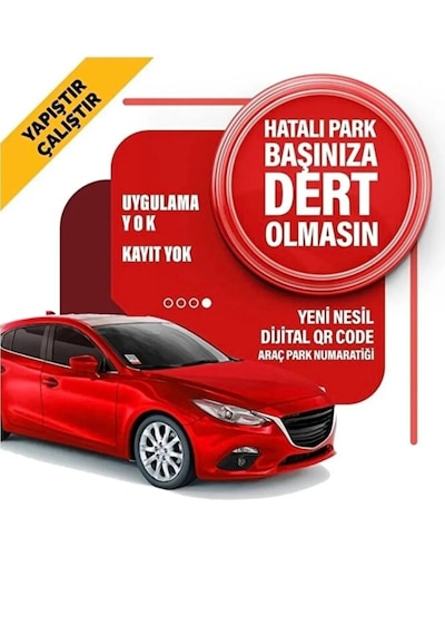 Hatalı Park Orkod Okuyucu Sticker
