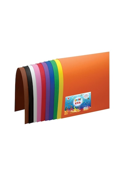 Puti 50 X 70 Cm Düz Eva 10 Renk