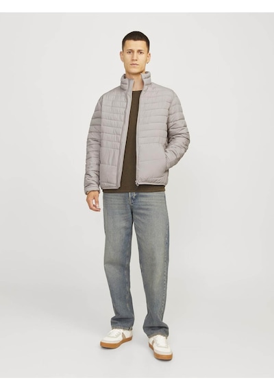 Jack & Jones Erkek Mont Bej 12256985 Jjestate Packable Puffer Collar Noos 25kw21000450 W21204 Bej