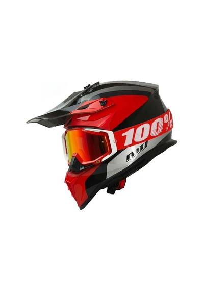Mtr38x Kırmızı Motosiklet Cross Gözlük Polikarbonat Lens Motocross Gözlüğü Profesyonel