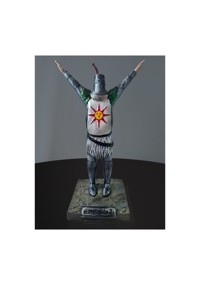 Eselya3d Dark Souls Figür, Solaire Of Astora Heykeli, Souls Fan, 20cm, Fanart