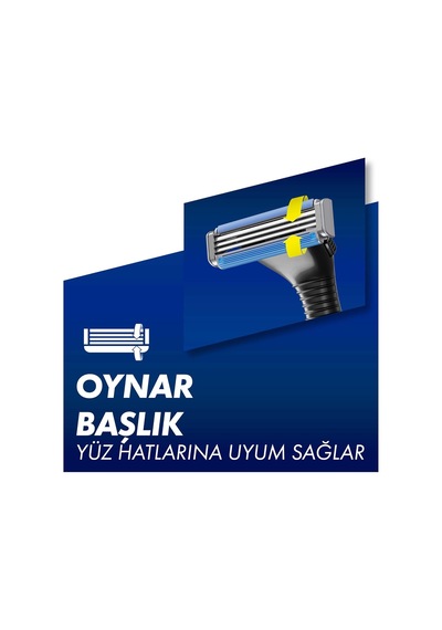 Gillette Sensor3 Tıraş Makinesi Plus 6 Bıçak